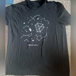 astrology black tee